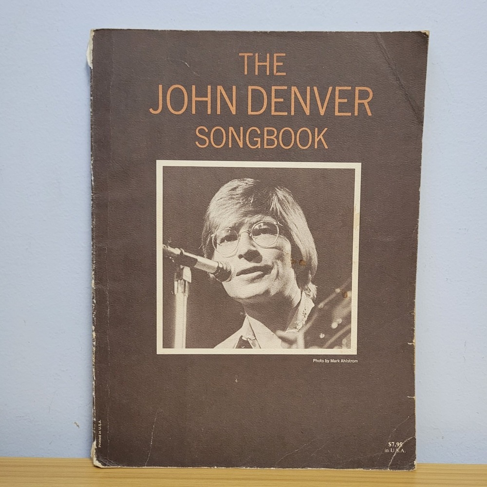 The John Denver Songbook Cherry Lane Piano Vocal Guitar Sheet Music Book, 1971